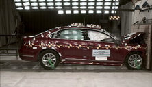 NHTSA crash test of the 2019 Volkswagen Passat