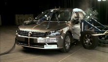 NHTSA Side impact test of the 2019 Volkswagen Passat