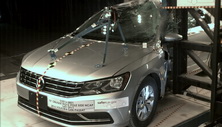 NHTSA Side pole test of the 2019 Volkswagen Passat
