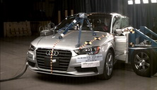 NHTSA Side impact test of the 2019 Audi A3