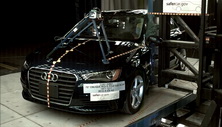 NHTSA Side pole test of the 2019 Audi A3