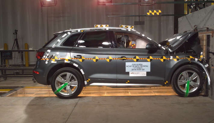 NHTSA crash test of the 2019 Audi Q5