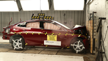 NHTSA crash test of the 2019 Chevrolet Malibu