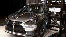 NHTSA Side pole test of the 2020 Lexus Nx300
