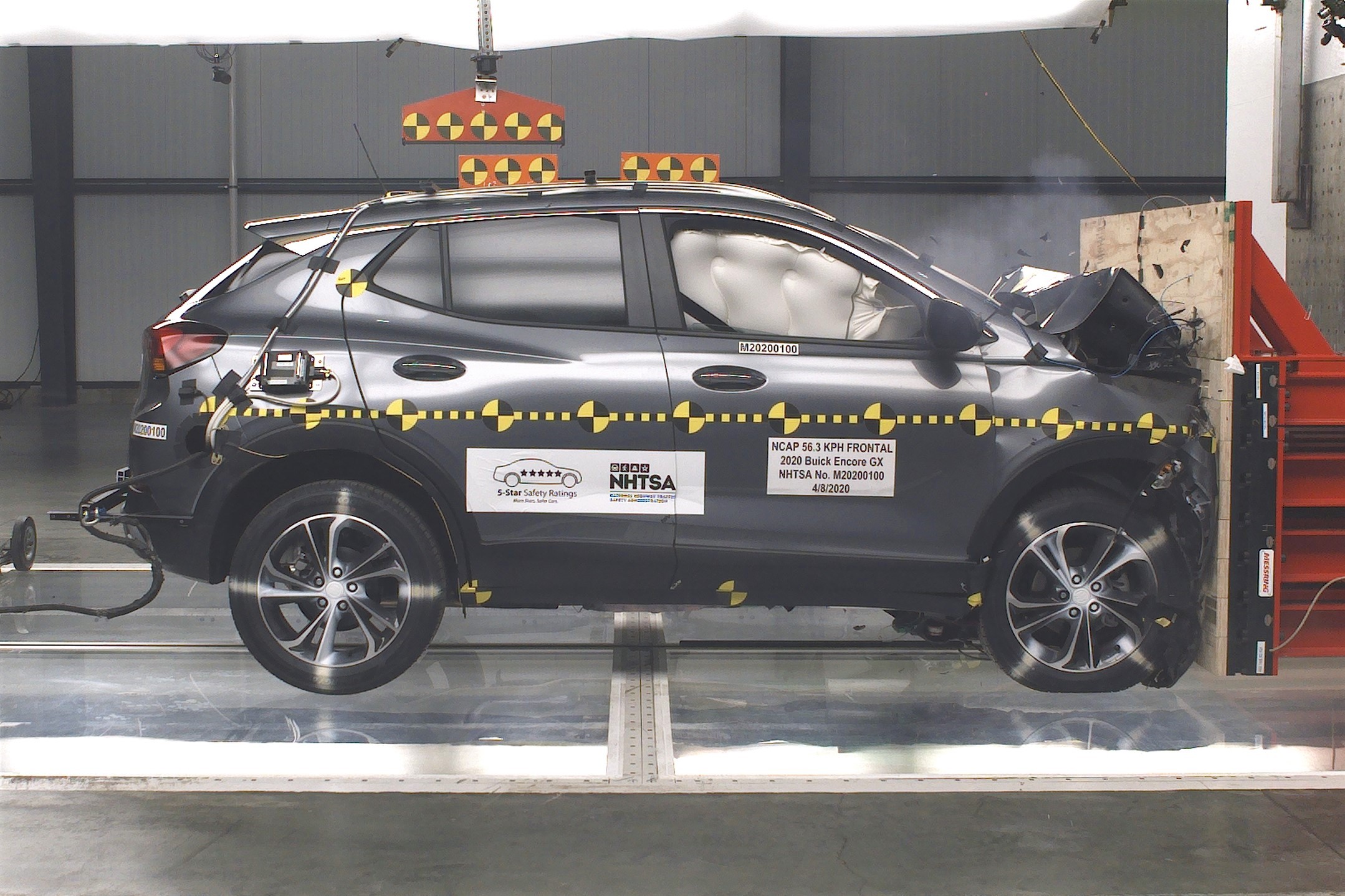 NHTSA crash test of the 2020 Buick Encore GX