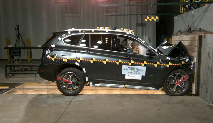 NHTSA crash test of the 2020 BMW X1
