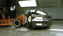 NHTSA Side impact test of the 2020 Lexus IS 300