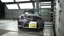 NHTSA Side pole test of the 2020 Lexus IS 300