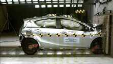 NHTSA crash test of the 2020 Toyota Prius C