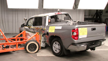 NHTSA Side impact test of the 2020 Toyota Tundra