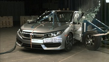 NHTSA Side impact test of the 2020 Honda Civic