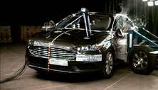 NHTSA Side impact test of the 2020 Ford Fusion