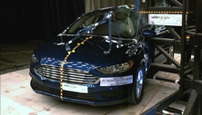 NHTSA Side pole test of the 2020 Ford Fusion