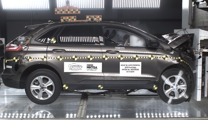 NHTSA crash test of the 2020 Ford Edge