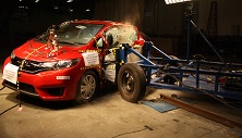 NHTSA Side impact test of the 2020 Honda Fit