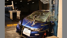NHTSA Side pole test of the 2020 Honda Fit