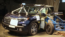 NHTSA Side impact test of the 2020 Honda Ridgeline