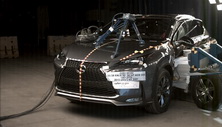 NHTSA Side impact test of the 2021 Lexus NX 300