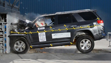 NHTSA crash test of the 2021 Toyota 4Runner