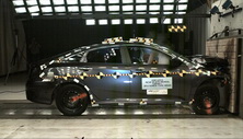 NHTSA crash test of the 2021 Honda Civic