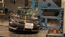 NHTSA Side pole test of the 2021 Honda Civic