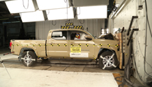 NHTSA crash test of the 2022 Toyota Tacoma