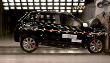 NHTSA crash test of the 2022 Mitsubishi Outlander Sport