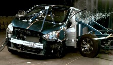 NHTSA Side impact test of the 2023 Mitsubishi Mirage