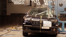 NHTSA Side pole test of the 2023 Honda Ridgeline