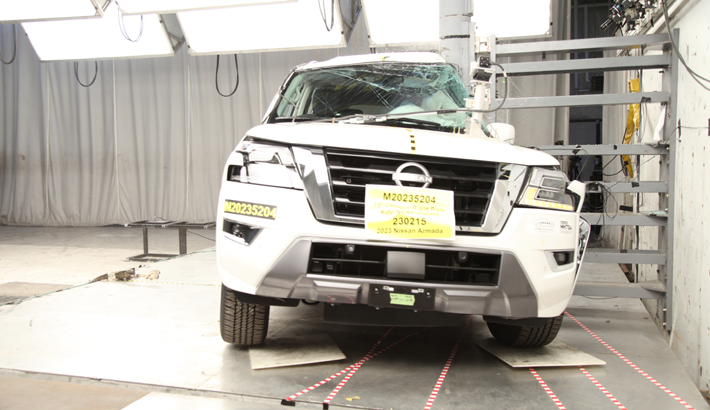 NHTSA Side pole test of the 2023 Nissan Armada