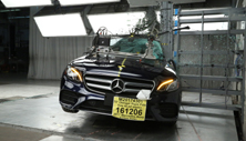 NHTSA Side pole test of the 2023 Mercedes-Benz E-Class
