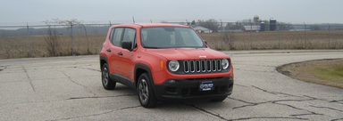 NHTSA crash test of the 2023 Jeep Renegade