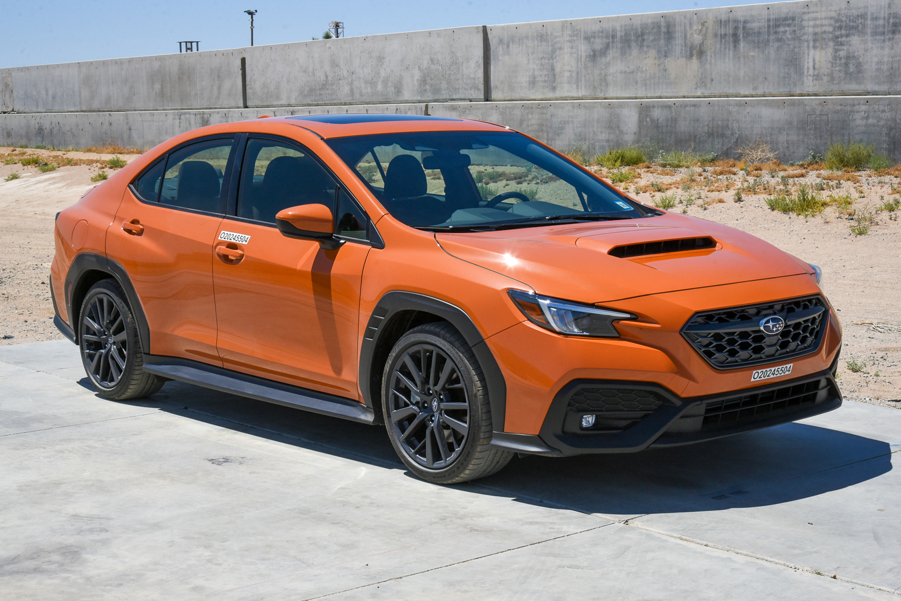 NHTSA Side pole test of the 2024 Subaru WRX