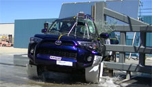 NHTSA Side pole test of the 2024 Toyota 4Runner