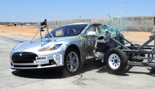 NHTSA Side impact test of the 2023 Tesla Model S Later Release