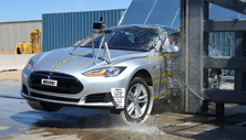 NHTSA Side pole test of the 2023 Tesla Model S Later Release