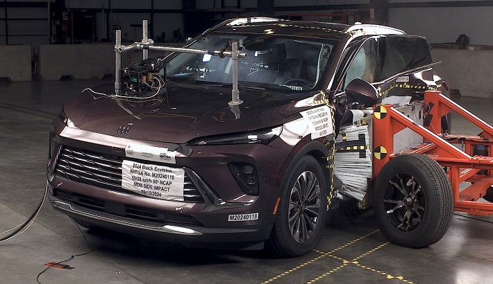 NHTSA Side impact test of the 2025 Buick Envision
