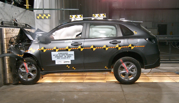 NHTSA crash test of the 2026 Honda HR-V