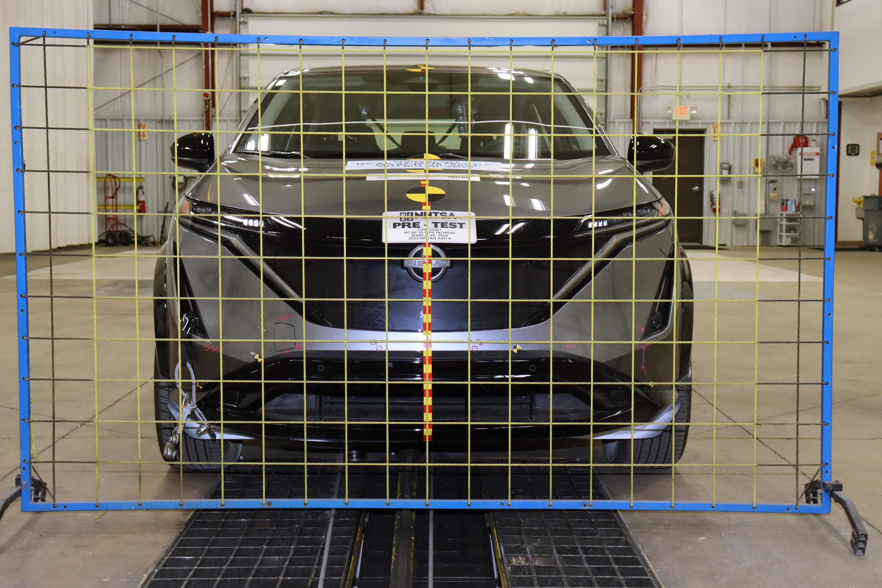 NHTSA crash test of the 2026 Nissan Ariya