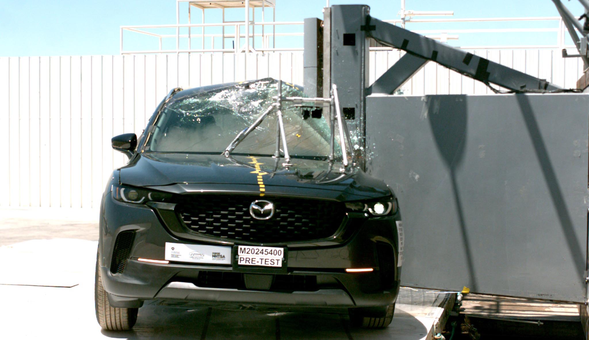 NHTSA Side pole test of the 2026 Mazda CX-50