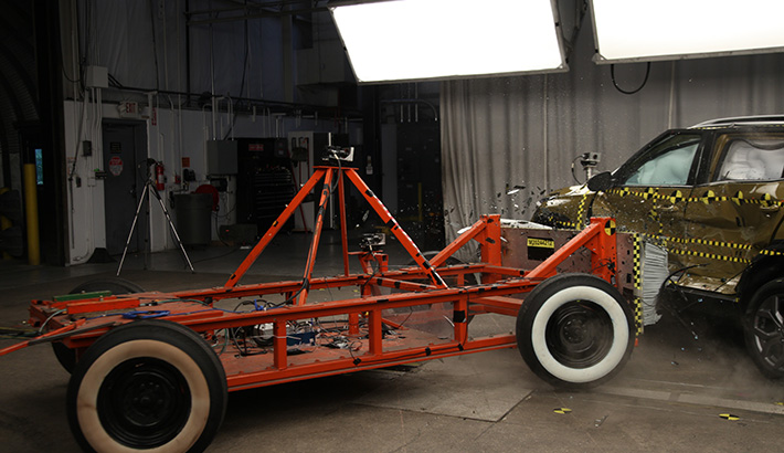 NHTSA Side impact test of the 2026 Kia Seltos